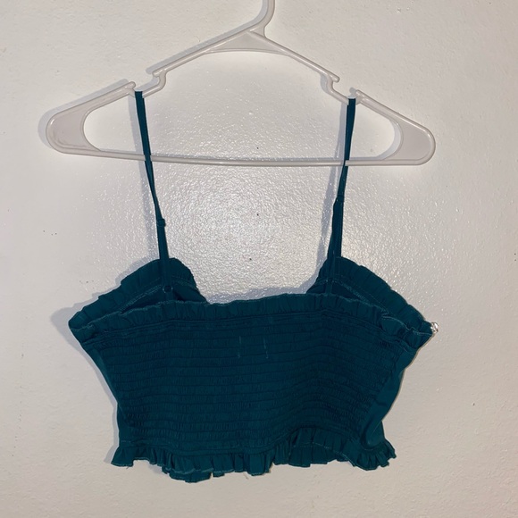 Urban outfitters size medium teal crop top - Picture 4 of 4